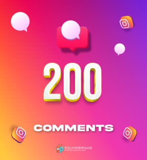 Buy 200 Instagram Comments Cheap