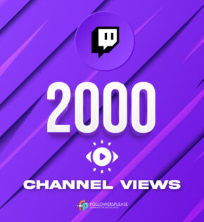 Buy 2000 Twitch Channel Views Cheap