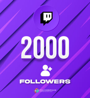 Buy 2000 Twitch Followers Cheap