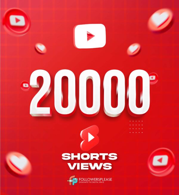 Buy 20K YouTube Shorts Views Cheap