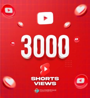 Buy 3000 YouTube Shorts Views Cheap