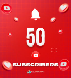 Buy 50 YouTube Subscribers Cheap