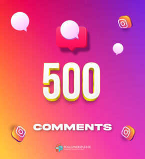 Buy 500 Instagram Comments Cheap