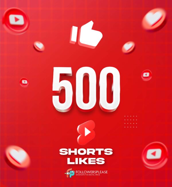 Buy 500 YouTube Shorts Likes Cheap