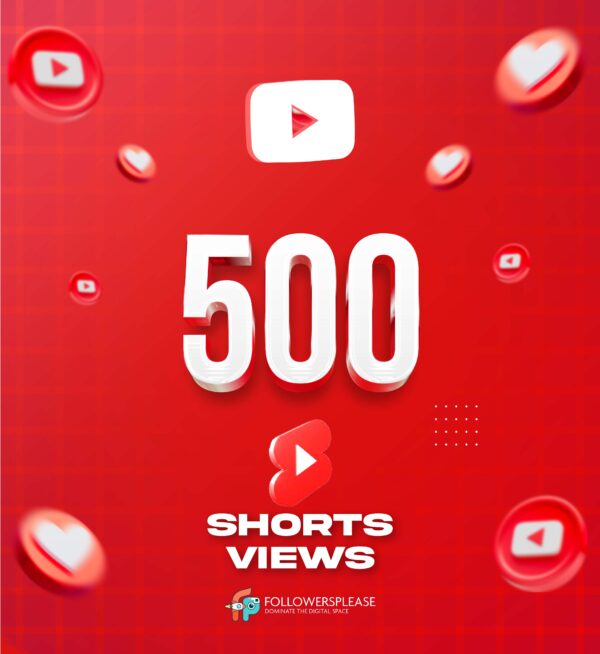 Buy 500 YouTube Shorts Views Cheap