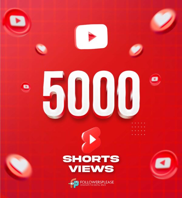 Buy 5000 YouTube Shorts Views Cheap